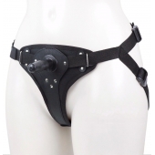 Женские трусики для фиксации насадки плугом с вагинальной пробкой - LOVETOY (А-Полимер) - купить с доставкой в Рязани