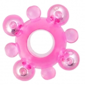 Эрекционное кольцо c бусинками - Toyfa Basic - в Рязани купить с доставкой