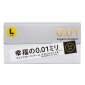 Презервативы Sagami Original 0.02 L-size увеличенного размера - 5 шт. - Sagami - купить с доставкой в Рязани