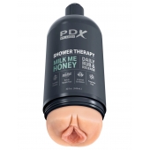 Телесный мастурбатор-вагина Shower Therapy Milk Me Honey - Pipedream - в Рязани купить с доставкой