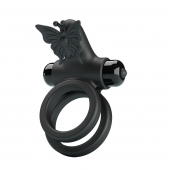 Черное эрекционное виброкольцо Passionate Ring IX - Baile - в Рязани купить с доставкой