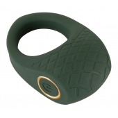 Зеленое эрекционное виброкольцо Luxurious Vibro Cock Ring - Orion - в Рязани купить с доставкой