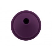 Фиолетовый вакуум-волновой вибратор в форме капкейка - Lola Games