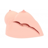 Полуторс Juliana Breast в виде груди с вибровагиной - KOKOS - в Рязани купить с доставкой