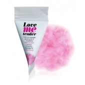Съедобное согревающее массажное масло Love Me Tender Cotton Candy с ароматом сладкой ваты - 10 мл. - Love to Love - купить с доставкой в Рязани