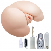 Вибрирующий мастурбатор-попка с ротацией и пультом управления - Baile - в Рязани купить с доставкой