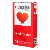 Презервативы Masculan Sensitive plus - 10 шт. - Masculan - купить с доставкой в Рязани