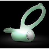 Светящееся в темноте эрекционное виброкольцо Power Clit - Dorcel - в Рязани купить с доставкой