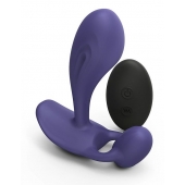 Темно-синий вибромассажер Witty P G Vibrator with Remote Control - Love to Love - в Рязани купить с доставкой