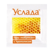 Гель-лубрикант «Услада с прополисом» - 3 гр. - Биоритм - купить с доставкой в Рязани