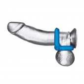 Комплект из 2 эрекционных колец-восьмерок 2-Pack Duo Cock And Ball Stamina Enhancement Ring - BlueLine - в Рязани купить с доставкой