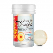 Интимный гель Esferas do Dragao Hot Ball с охлаждающе-разогревающим эффектом (2 шарика по 3 гр.) - HotFlowers - купить с доставкой в Рязани