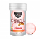 Лубрикант на масляной основе Hot Ball Plus с разогревающим эффектом (2 шарика по 3 гр.) - HotFlowers - купить с доставкой в Рязани