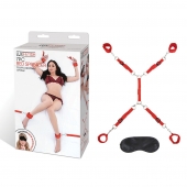 Красная фиксация на матрас Classic Bedspreader - Lux Fetish - купить с доставкой в Рязани