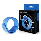 Голубой эрекционный ремешок-утяжка - 1137 - в Рязани купить с доставкой