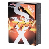 Презервативы Sagami Xtreme ENERGY с ароматом энергетика - 3 шт. - Sagami - купить с доставкой в Рязани