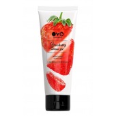 Лубрикант на водной основе OYO Aroma Gel Strawberry с ароматом клубники - 75 мл. - OYO - купить с доставкой в Рязани