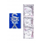 Розовые презервативы Sagami Xtreme FEEL FIT 3D - 3 шт. - Sagami - купить с доставкой в Рязани