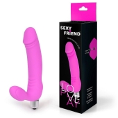 Розовый безремневой страпон Sexy Friend - 1137 - купить с доставкой в Рязани