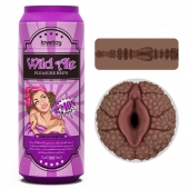 Коричневый мастурбатор-вагина Pleasure Brew Masturbator-Wild Ale в банке - Lovetoy - в Рязани купить с доставкой