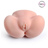 Реалистичный мастурбатор с двумя функциональными отверстиями - Erowoman-Eroman - в Рязани купить с доставкой