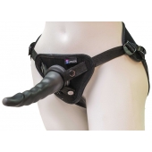 Комплект из трусиков Harness и двух насадок - 20,5 и 18 см. - LOVETOY (А-Полимер) - купить с доставкой в Рязани