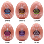Набор из 6 мастурбаторов-яиц Tenga Egg Variety Pack V - Tenga - в Рязани купить с доставкой