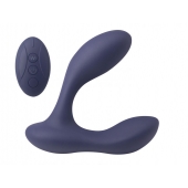 Синий массажер простаты с двумя моторами P-Bliss - Lola Games - в Рязани купить с доставкой