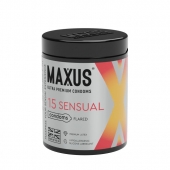 Анатомические презервативы MAXUS Sensual - 15 шт. - Maxus - купить с доставкой в Рязани
