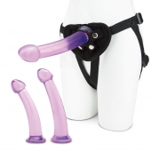 Тренировочный набор с тремя насадками Pegging Training Set - Lux Fetish - купить с доставкой в Рязани