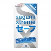 Презервативы Sagami Xtreme Ultrasafe с двойным количеством смазки - 10 шт. - Sagami - купить с доставкой в Рязани