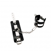 Черно-белые кожаные оковы - Crazy Handmade - купить с доставкой в Рязани