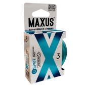 Презервативы Maxus G spot с двойной спиралью - 3 шт. - Maxus - купить с доставкой в Рязани