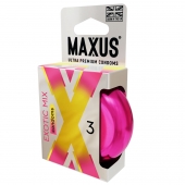 Ароматизированные презервативы Maxus Exotic Mix - 3 шт. - Maxus - купить с доставкой в Рязани