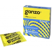 Классические презервативы с обильной смазкой Ganzo Classic - 3 шт. - Ganzo - купить с доставкой в Рязани
