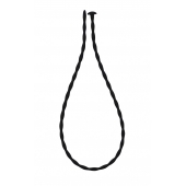 Черный уретральный массажер Glide Extra Small - 30 см. - Lola Games - купить с доставкой в Рязани