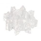 Прозрачное гелевое эрекционное кольцо-звезда - Toyfa Basic - в Рязани купить с доставкой