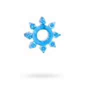 Голубая гелевая насадка-звезда - Toyfa Basic - в Рязани купить с доставкой