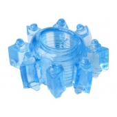 Голубая гелевая насадка-звезда - Toyfa Basic - в Рязани купить с доставкой