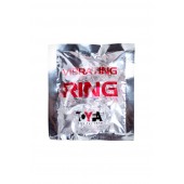 Прозрачное эрекционное кольцо с вибратором  и подхватом - Toyfa Basic - в Рязани купить с доставкой