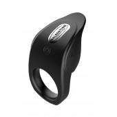 Черное эрекционное виброкольцо Vibro Lust Ring - MALESATION - в Рязани купить с доставкой