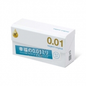 Увлажнённые презервативы Sagami Original 0.01 Extra Lub - 12 шт. - Sagami - купить с доставкой в Рязани