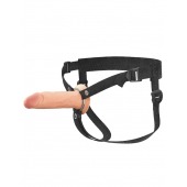 Полый страпон на ремнях 6’’ Hollow Silicone Strap-on - Pipedream - купить с доставкой в Рязани