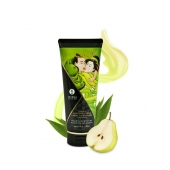 Массажный крем для тела с ароматом груши и зелёного чая Pear   Exotic Green Tea - 200 мл. - Shunga - купить с доставкой в Рязани