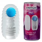 Мастурбатор с шариком внутри Wonder ball - Baile - в Рязани купить с доставкой
