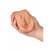 Маструбатор-вагина с вибрацией Soft   Wet Renata Realistic Tan Masturbator - Blush Novelties - в Рязани купить с доставкой