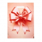 Пакет с принтом в виде банта с вырубной ручкой (30х40 см) - Сима-Ленд - купить с доставкой в Рязани