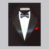 Пакет «Смокинг» полиэтиленовый с вырубной ручкой (30х40 см) - UPAK LAND - купить с доставкой в Рязани