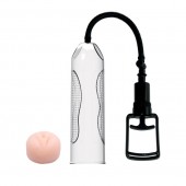 Помпа мужская со вставкой в виде вагины - 25 см. - Baile - в Рязани купить с доставкой