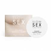 Массажная свеча для всего тела Slow Sex - 50 гр. - Bijoux Indiscrets - купить с доставкой в Рязани